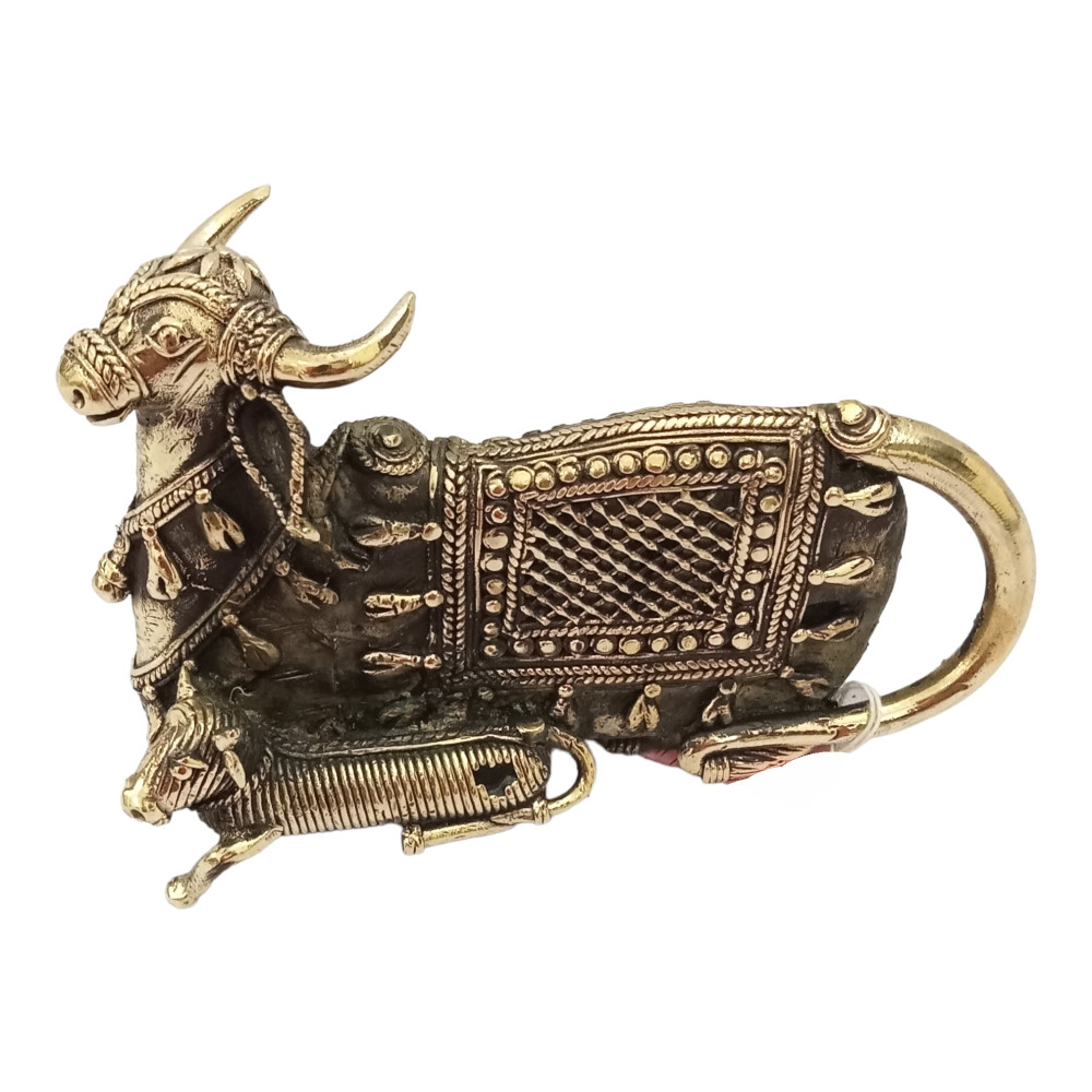 Nandi Seated Metal Craft Style 3