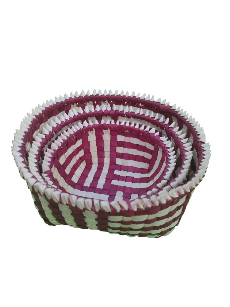 Organizers - Chettinad Kottan - Stacked Spike Kottan, Maroon - 1