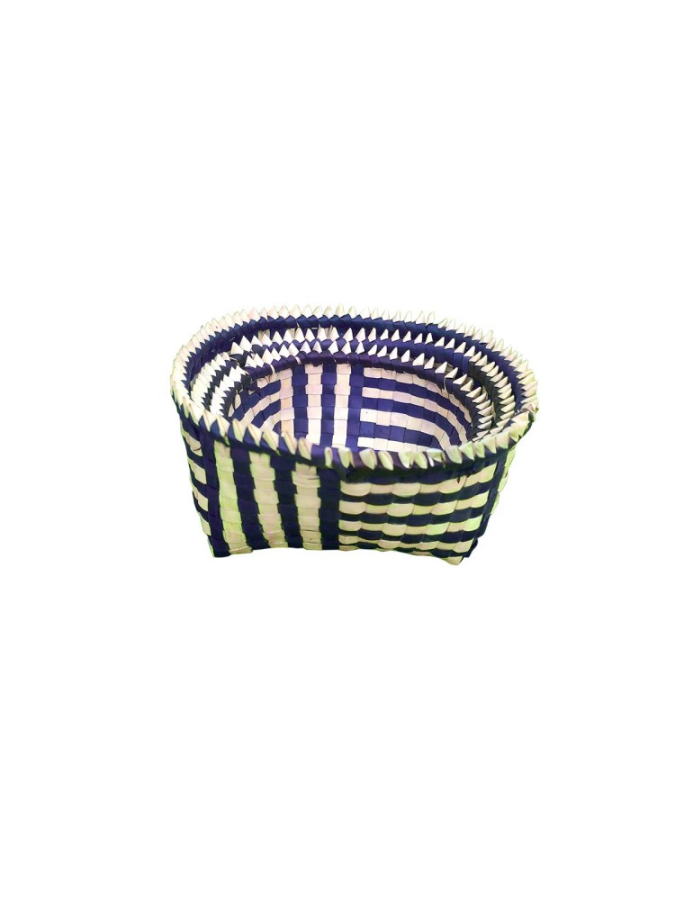 Organizers - Chettinad Kottan - Stacked Spike Kottan, Navy Blue - 2