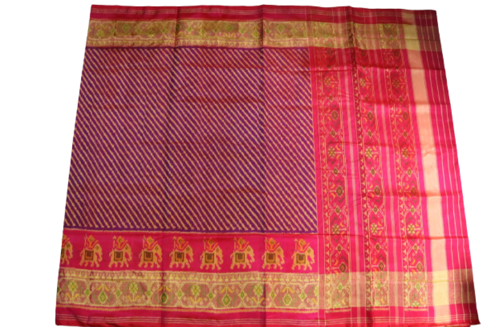 Blue Printed Patan Patola Sarees in Nalanda at best price by Om Patola Art  - Justdial