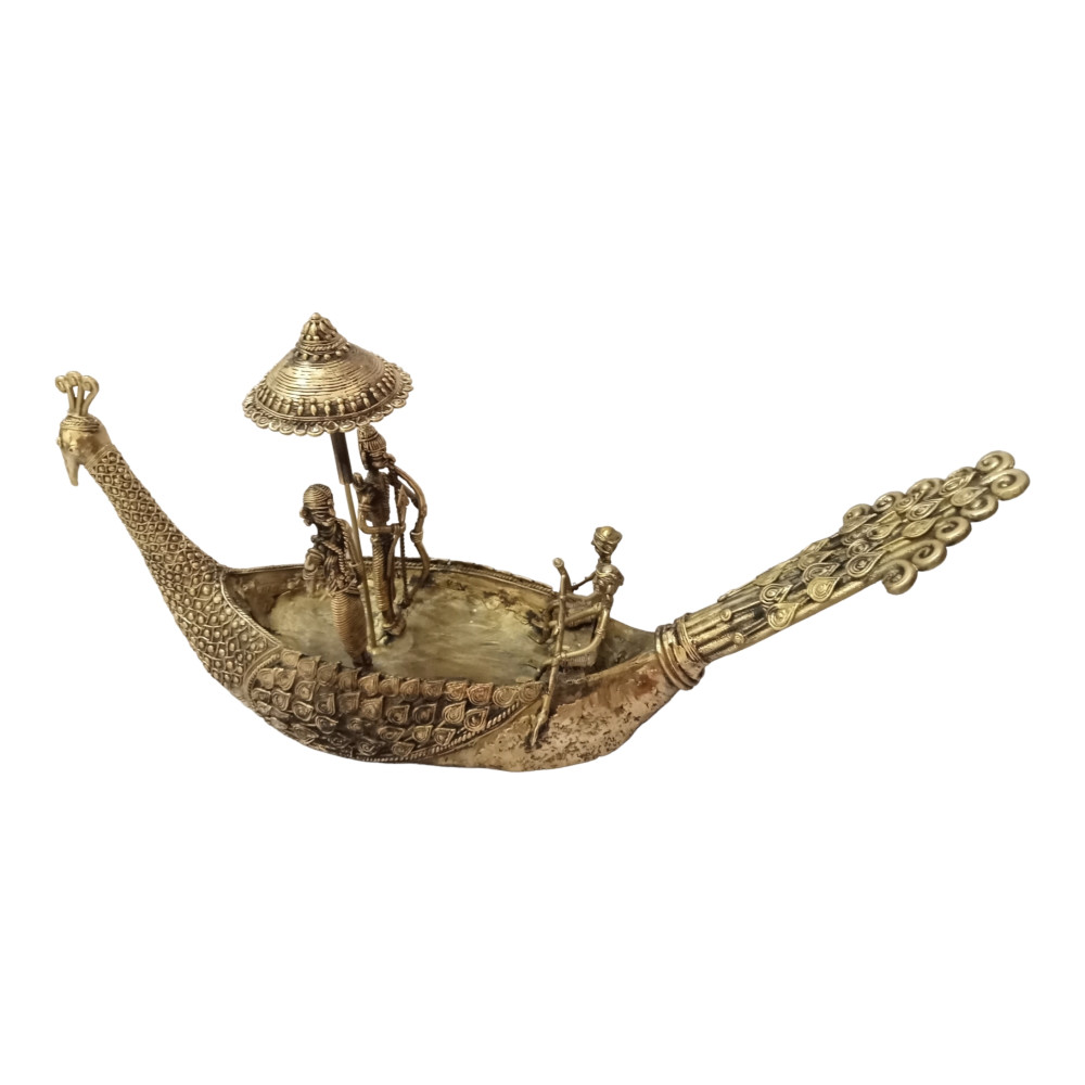 Peacock Boat Metal Craft Style 4