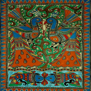 Shop – Peacock Unity Madhubani painting - GI Heritage
