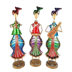 Rajasthani Musical Men Table Décor Set Of 3