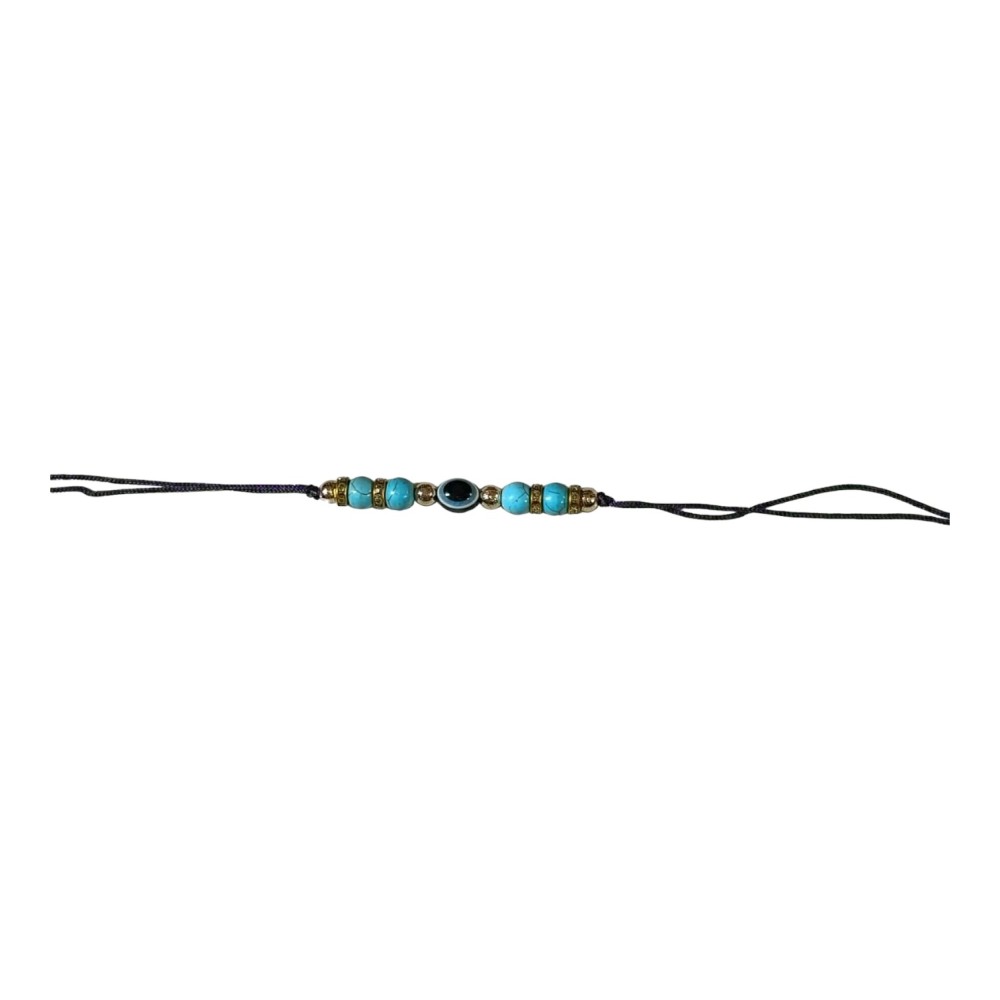 Rakhi Light Blue Beads