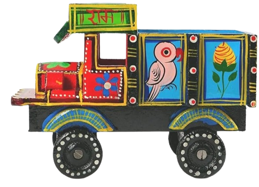 Red Wooden Truck - 2