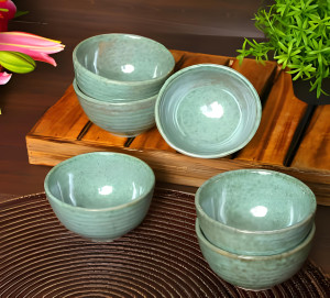 Rice Bowl Sea Green Colour
