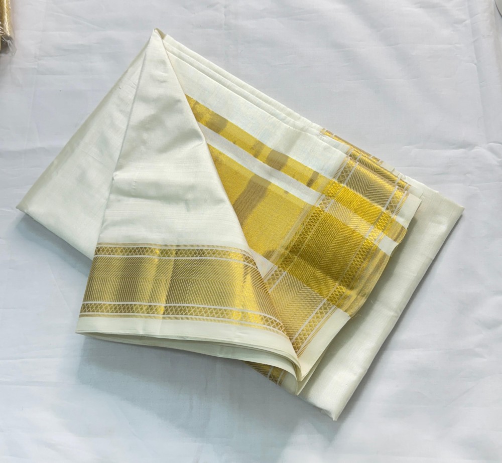 Salem pure silk Dhothi