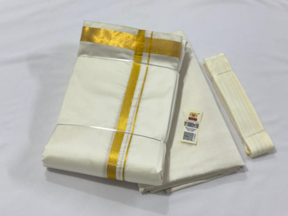 Salem Pure silk Dhothi Set