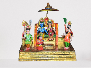 Sri Rama Sita & Hanuman Wooden Set