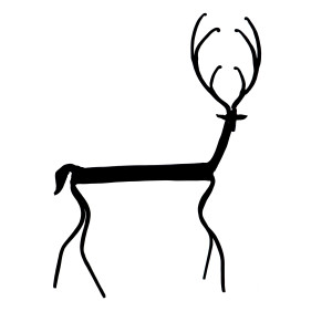 Standing deer figurine (I)