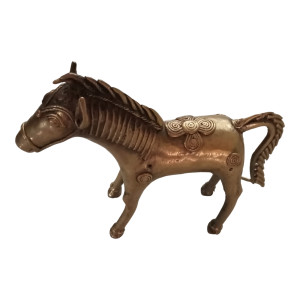 Standing Horse Bastar Metal Craft Style 1