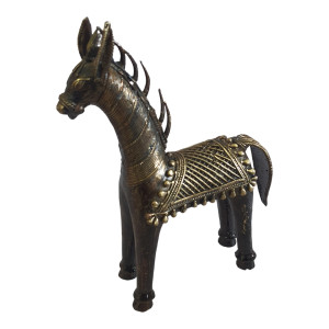 Standing Horse Bastar Metal Craft Style 2