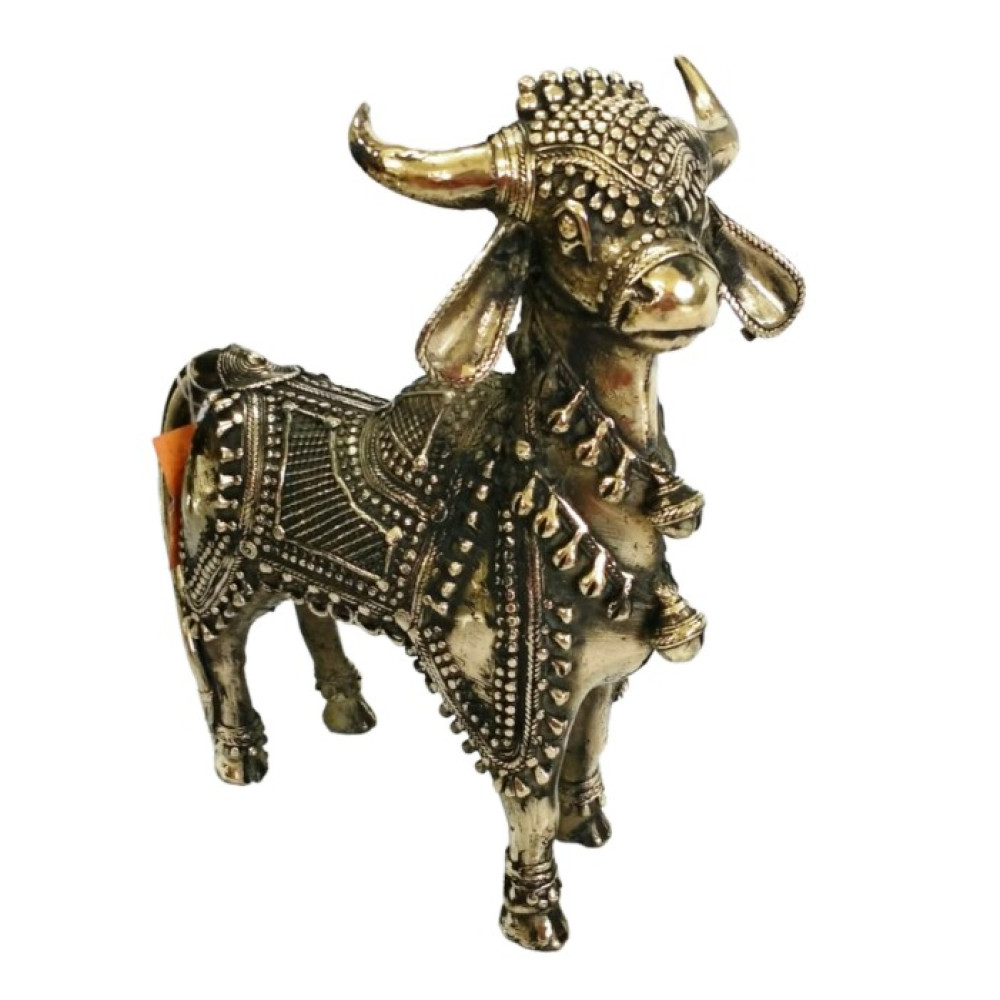 Standing Nandi Golden Finish