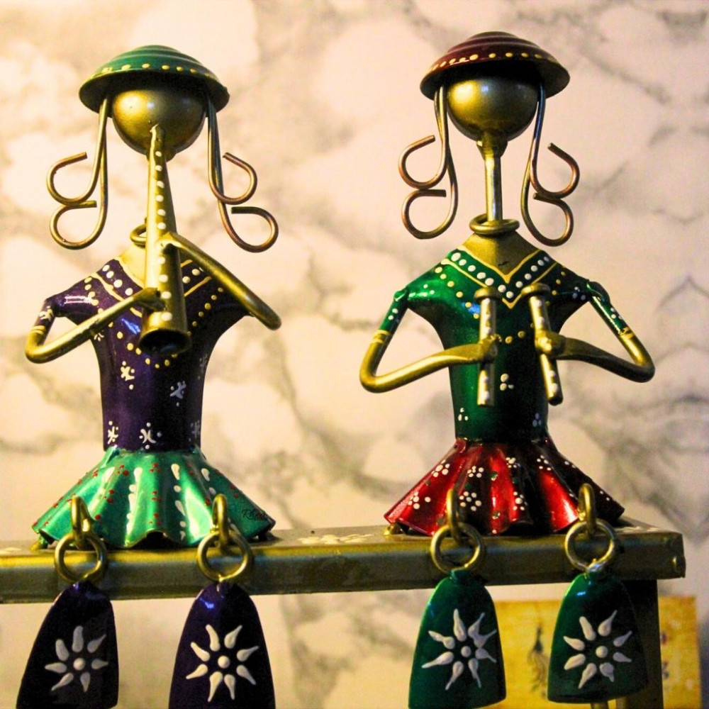 Tribal Sitting Dolls Set Of 3 - 0