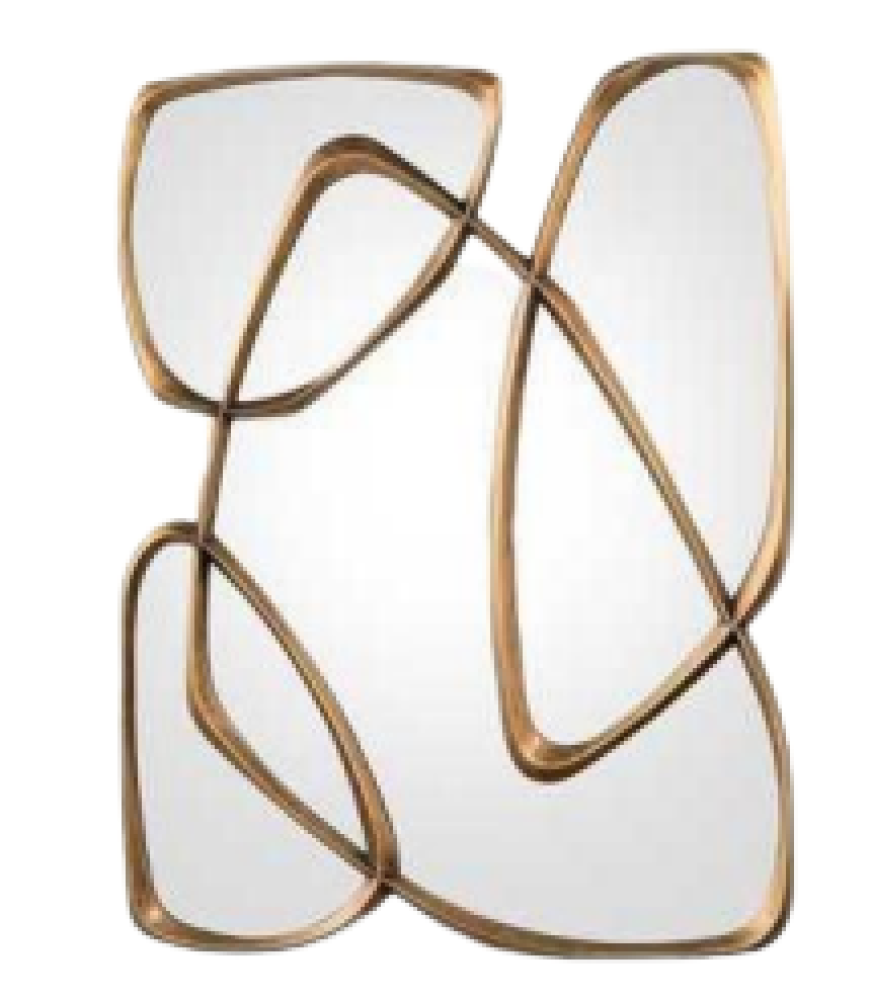 Unique Golden Multi Mirror Frame