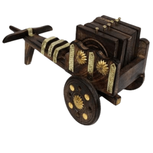 Wooden Miniature Bullock Cart