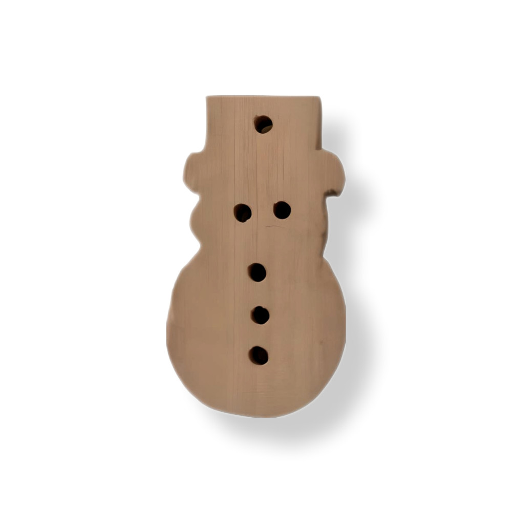 Wooden Snowman Pendant